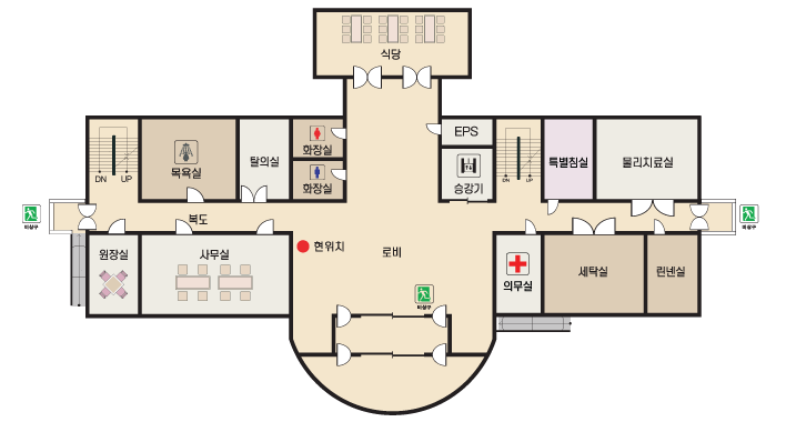 믿음 1층 구조도